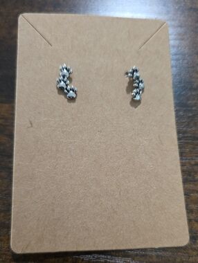 Silver paws Ear Climbers Earrings